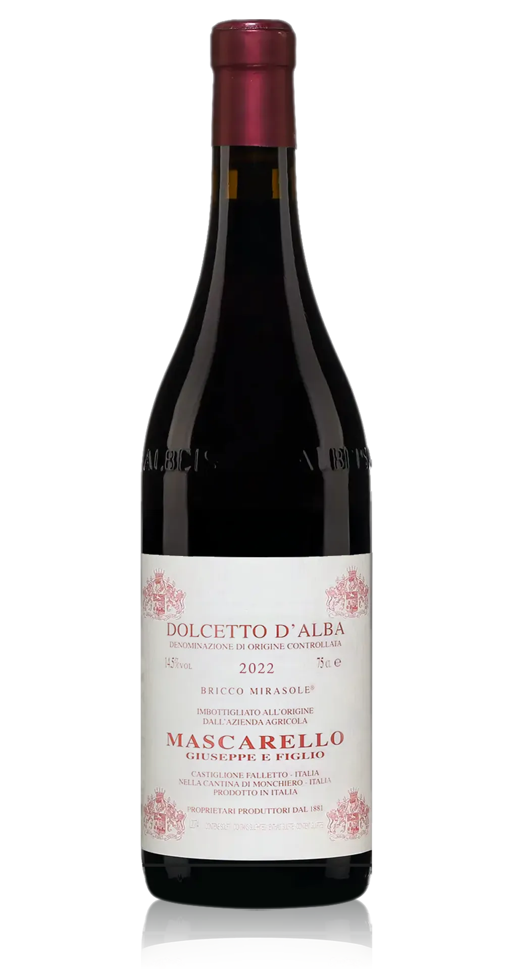 Dolcetto d'Alba DOC Vigna Bricco Mirasole 2022
